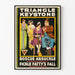 Vintage poster Fickle Fatty's Fall - Klassieke filmwanddecoratie