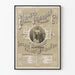 Vintage poster for fire insurance New York Firemen's Insurance Company