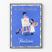 Vintage poster Flu Diose met heldere kleuren