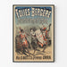Vintage poster Folies Bergère Indiaas amusement