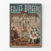 Vintage poster Folies Bergère The Castle of Mac-Arrott