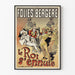Decoratieve poster Folies Bergère De koning verveelt zich