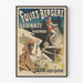Vintage poster Folies-Bergère Léonati Vélocipédiste and Dalvini Juggler