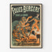 Vintage poster Folies Bergère lions and lionesses by Mr. Belliam