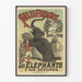 Folies Bergère Poster The Elephants Sir Edmunds