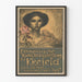 Vintage poster of French art exhibition in Krefeld 1907