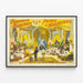 Vintage Poster Frederick Bancroft Prins der Magiërs — ingelijst kunstwerk aan de muur