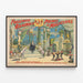 Vintage poster Frederick Bancroft Prins der Tovenaars - Muurschildering voor Theater en Magie — ingelijst kunstwerk aan de muur