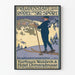 Vintage poster of Freudenstadt Black Forest Ski and Toboggan Sport