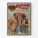 Vintage poster Garrison's Finish Course de Chevaux