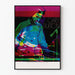 Veelkleurige grafische poster van Gary Burton voor wanddecoratie