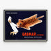 Vintage Gasmar Poster - Origineel retro wanddecoratie — ingelijst kunstwerk aan de muur