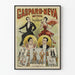 Vintage poster Gaspard Neva Duettistes - Transformaties spektakel