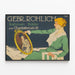 Vintage poster Gebr. Rohlich lijsten en afbeeldingen — ingelijst kunstwerk aan de muur