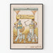Vintage reclameposter Geïllustreerde prijslijst V.D. Burg & Thomas Rotterdam