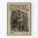 Vintage poster Germinal - sociaal roman van E. Zola