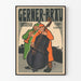 Vintage Poster Gerner-Bräu Muziek en Feestelijke Sfeer