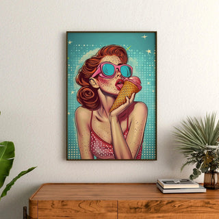 Tableau Pop Art - Douceur d’Été | Reproduction Tableau Décoration murale affiche copie