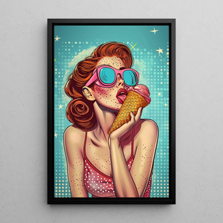 Tableau Pop Art - Douceur d’Été | Reproduction Tableau Décoration murale affiche copie