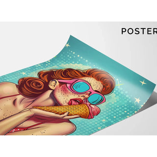 Tableau Pop Art - Douceur d’Été | Reproduction Tableau Décoration murale affiche copie