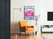 Vintage poster voor bewustwording van HIV/AIDS voor kinderen