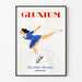 Vintage poster Gluxium - Kunstschaatsen en mineraalbalans