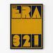 Grafische Poster Go Era 3 2 1 in Blauw en Geel