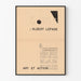 Vintage herdenkingsposter van Goya door Albert Lepage