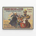 Vintage Poster of the Grand Bazaar of Lyon - Toy Exhibition — framed artwork on a wall