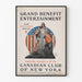Vintage poster Grand Benefit Entertainment en Patriottische Samenkomst 1918