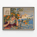 Vintage Poster of the Grand Hotel Palma de Mallorca 1902 — framed artwork on a wall
