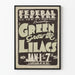 Retroposter Green Grow the Lilacs Federal Theatre