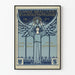 Poster Grote Berlijnse Kunsttentoonstelling 1897 vintage wanddecoratie