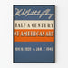 Vintage poster exhibition Half A Century of American Art