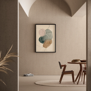 Bohème-Gemälde - Ätherische Silhouette | Kunstdruck Wanddekoration Gemälde Plakat Kopie