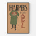 Vintage poster Harper's voor april retro muurdecoratie