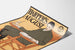 Vintage poster Harper's August Illustration Man die leest