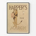 Vintage poster Harper's March met leeuw en lam