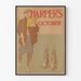 Vintage poster Harper's October met illustratie van man en konijnen