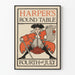 Vintage Harper's Round Table Poster - 4 Juli 1776