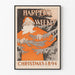 Vintage Harper's Weekly Kerstmis 1894 Poster