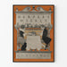 Vintage Harper's Weekly Kerstposter voor muurdecoratie
