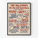 Vintage poster voor theater- en dansevenement San Jose Civic Auditorium