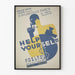 Vintage poster Help Yourself - Retro theater wanddecoratie