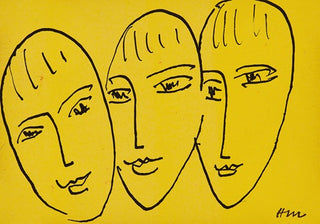Trois visages, 1951-1953 – Henri Matisse