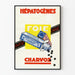 Vintage poster Hepatogenen Charvoz voor muurdecoratie gezondheidszorg