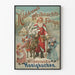 Vintage Kerstposter Hildebrand Honigkuchen Wanddecoratie