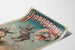 Vintage poster hippodroom: acrobatische ezel en circusartiest