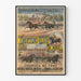 Vintage poster Hippodrome de Levallois - Draverijwedstrijden