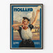 Framed Holland poster by Albert Hemelman, woman waving in Middelburg